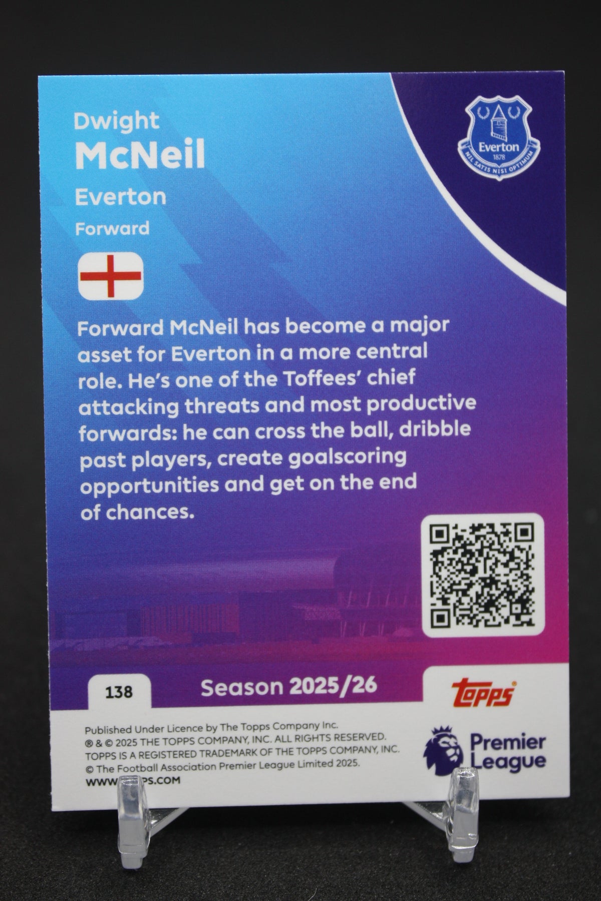 2025/26 Dwight McNeil Everton #138