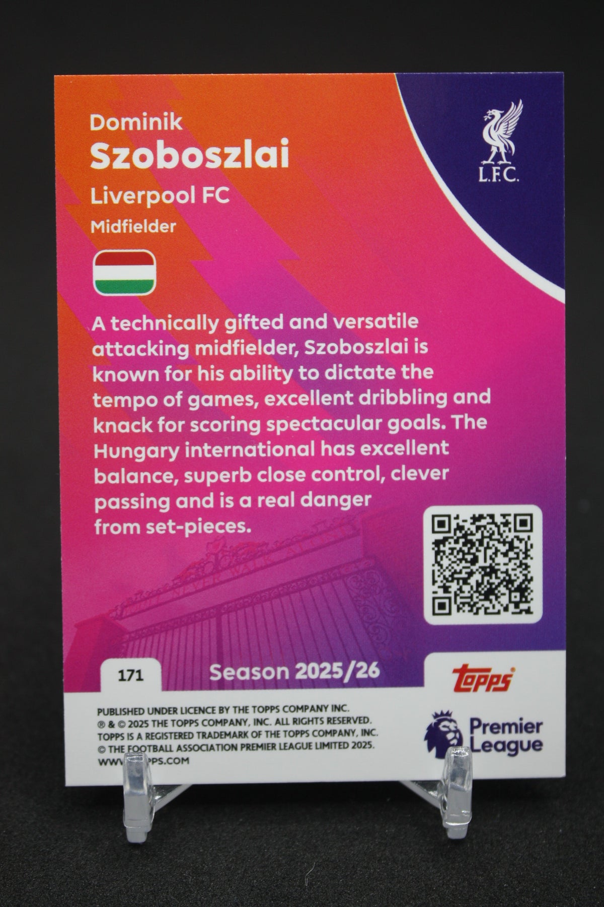 2025/26 Dominik Szoboszlai Liverpool FC #171