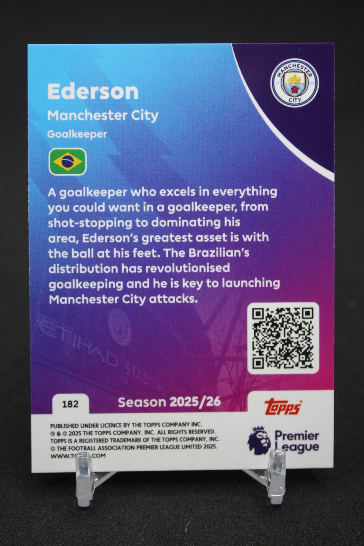 2025/26 Ederson Manchester City #182