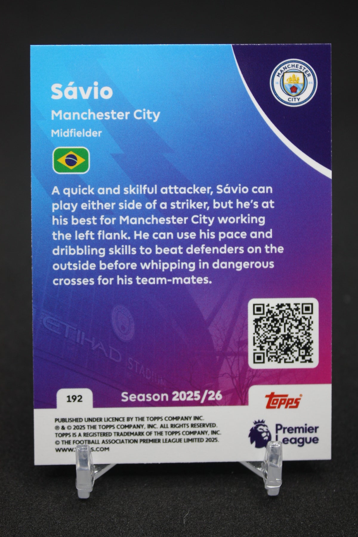 2025/26 Sávio Manchester City #192