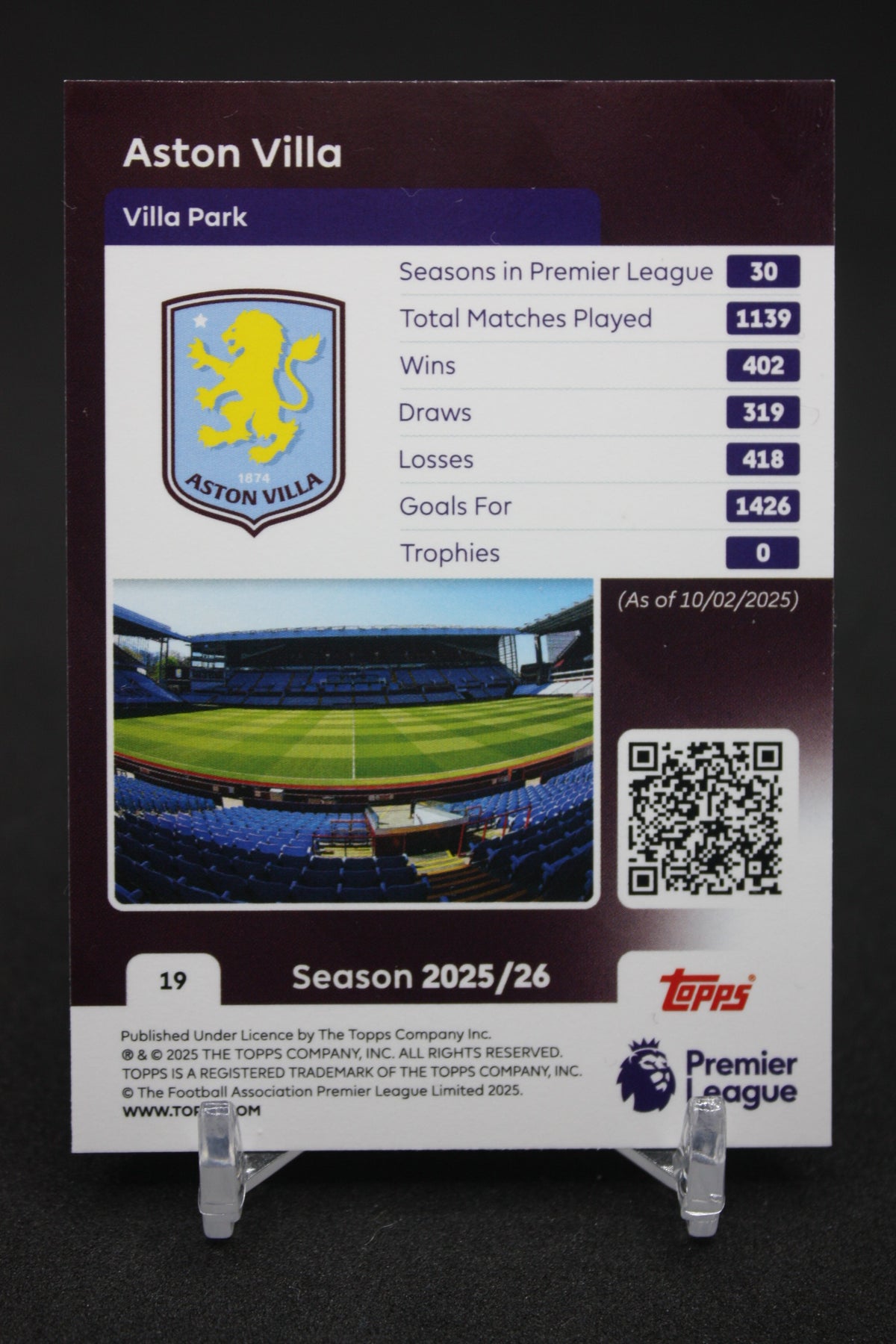 2025/26 Aston Villa Team Badge #19