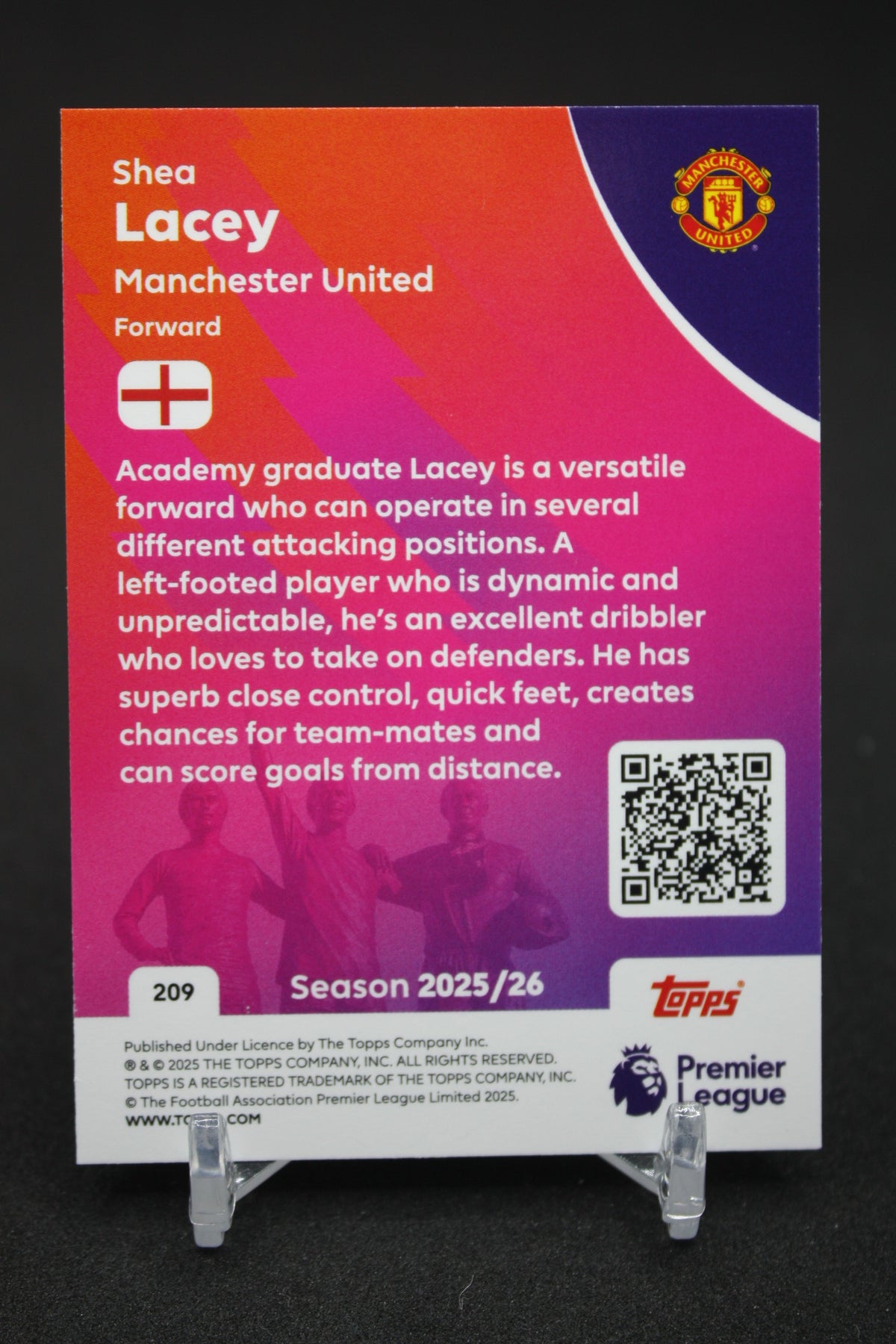2025/26 Shea Lacey Manchester United RC #209