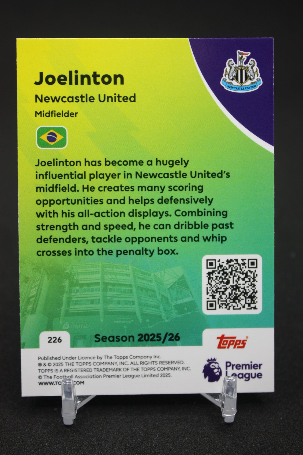 2025/26 Joelinton Newcastle United #226