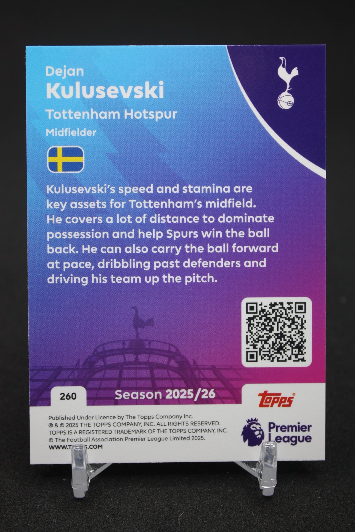 2025/26 Dejan Kulusevski Tottenham Hotspur #260