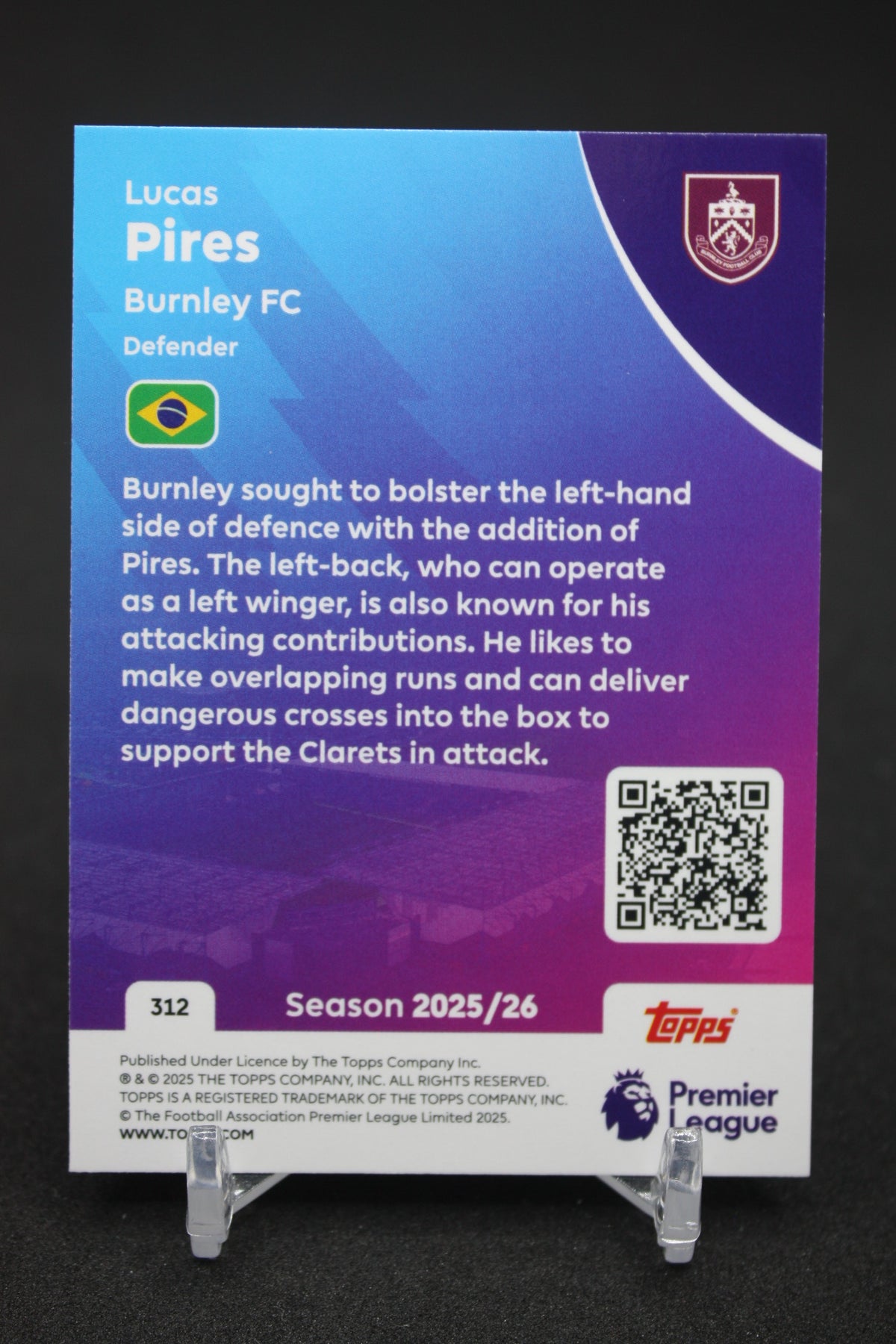 2025/26 Lucas Pires Burnley #312