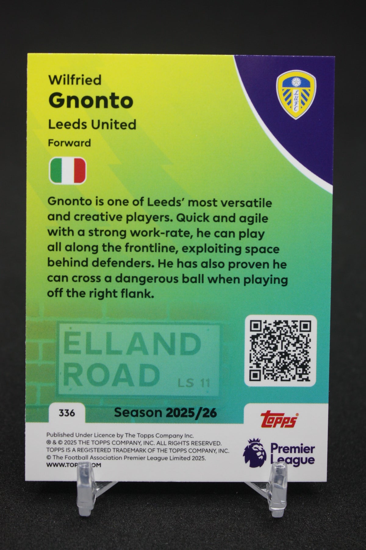 2025/26 Wilfried Gnonto Leeds United #336