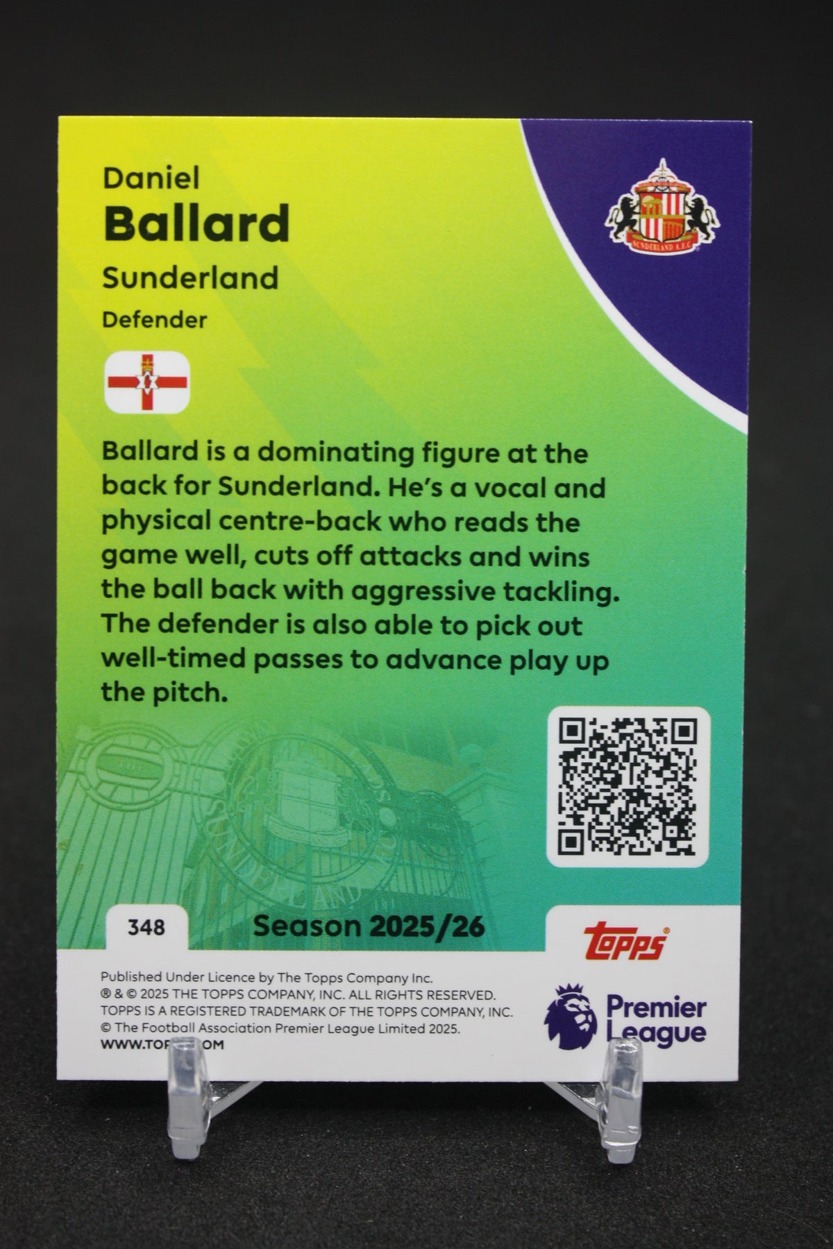 2025/26 Daniel Ballard Sunderland RC #348
