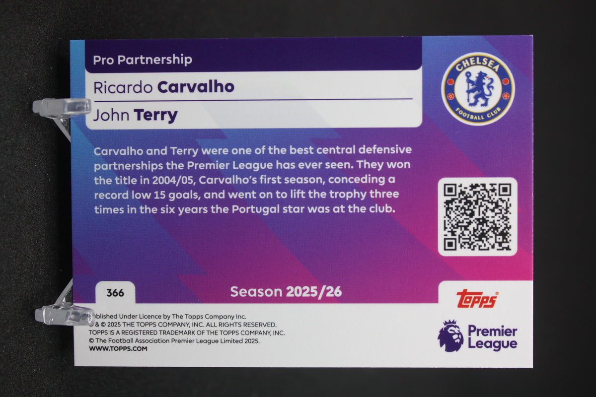 2025/26 Ricardo Carvalho/John Terry Chelsea Pro Partnership #366