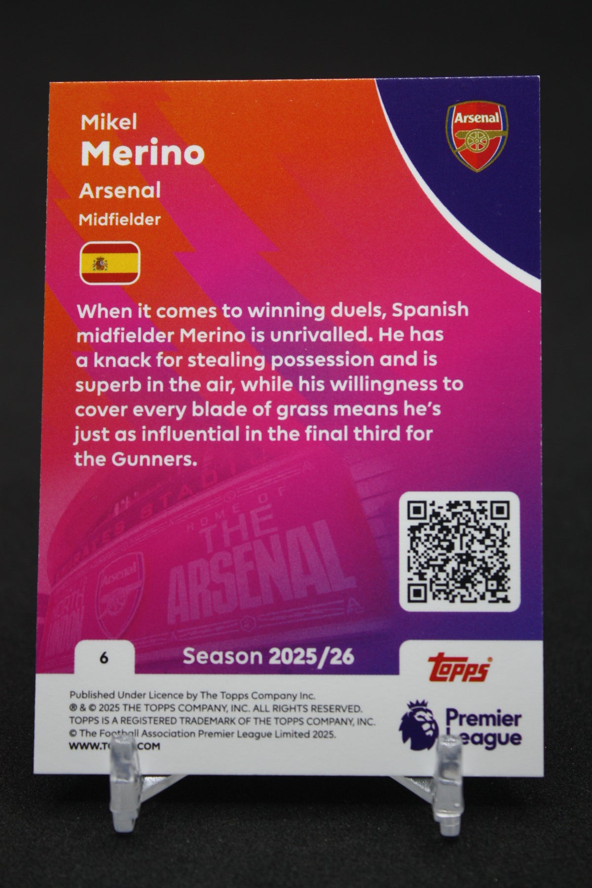 2025/26 Mikel Merino Arsenal #6