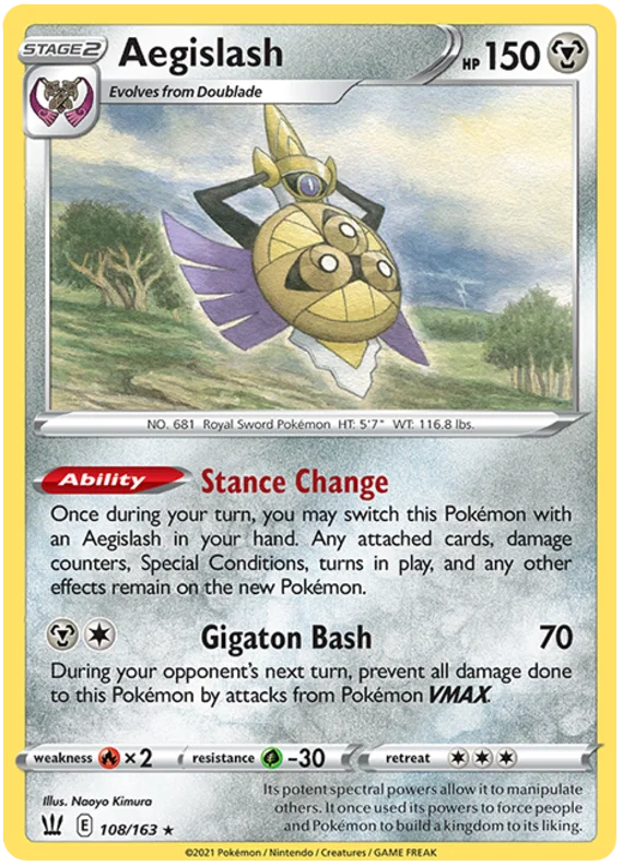 Aegislash (108/163) - Battle Styles