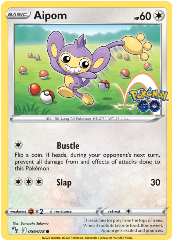 Aipom (056/078) - Pokémon Go