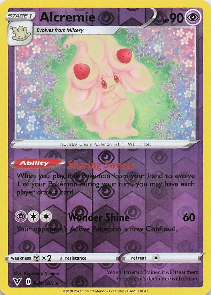Alcremie Reverse Holo (081/185) - Vivid Voltage