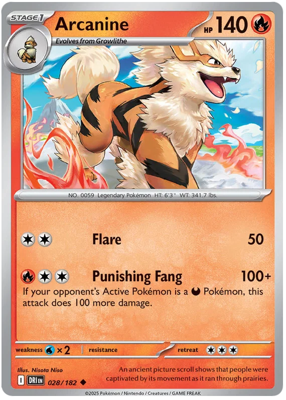 Arcanine (028/182) - Destined Rivals
