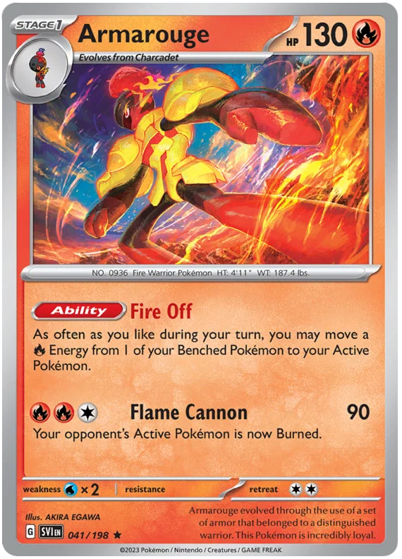 Armarouge Holo (041/198) - Scarlet & Violet