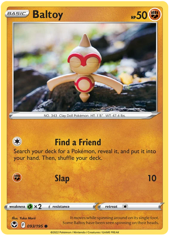 Baltoy (093/195) - Silver Tempest