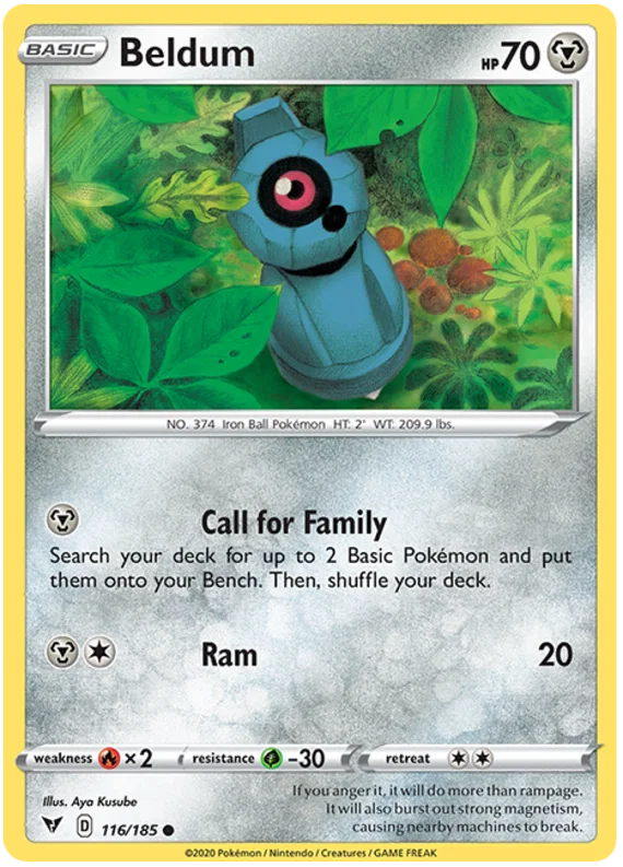 Beldum (116/185) - Vivid Voltage