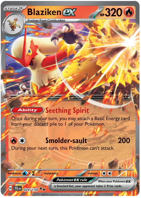 Blaziken ex (024/159) - Journey Together