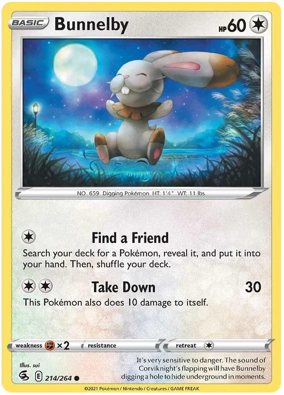 Bunnelby (214/264) - Fusion Strike