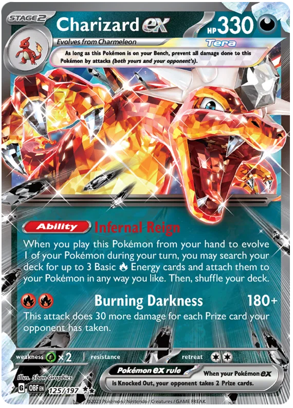 Charizard ex (125/197) - Obsidian Flames