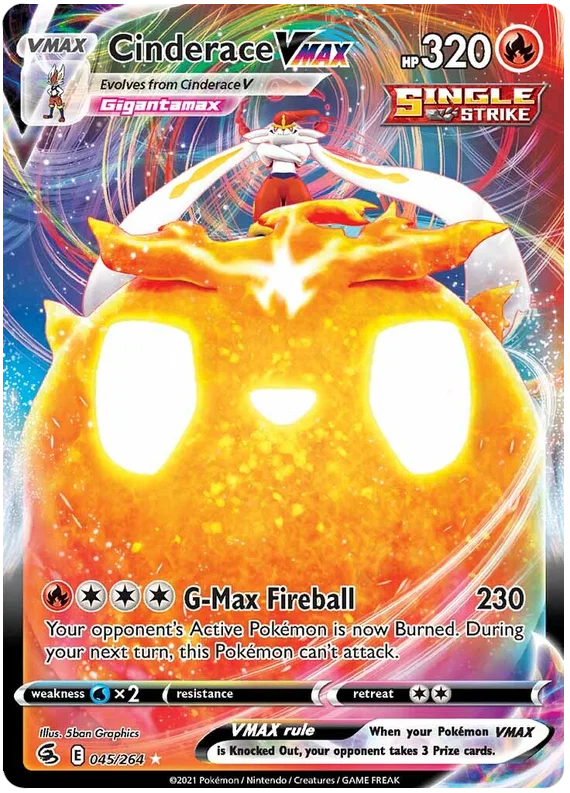 Cinderace VMAX (045/264) - Fusion Strike
