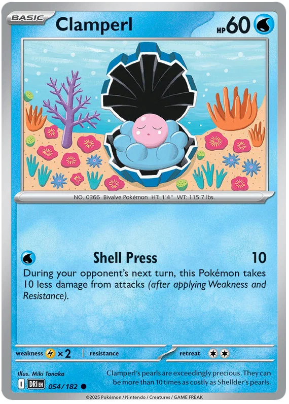 Clamperl (054/182) - Destined Rivals