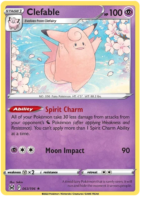 Clefable (063/196) - Lost Origin