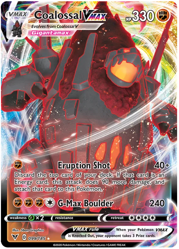 Coalossal VMAX (099/185) - Vivid Voltage