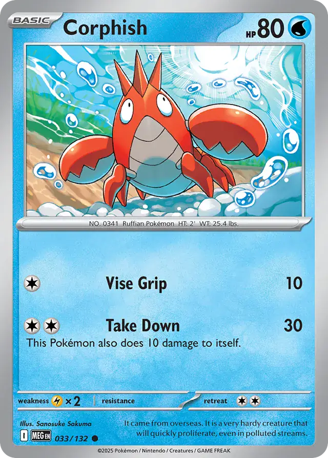Corphish (033/132) - Mega Evolution