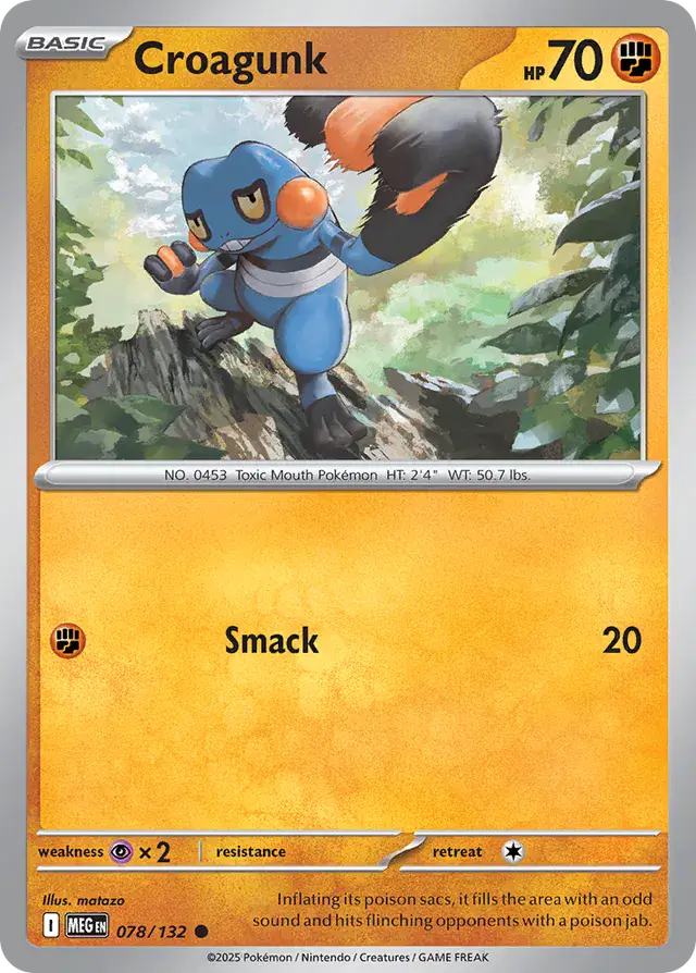 Croagunk (078/132) - Mega Evolution