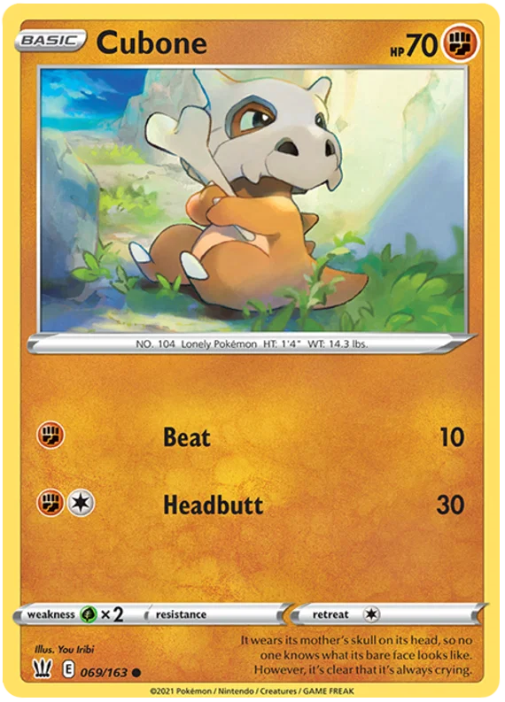 Cubone (069/163) - Battle Styles