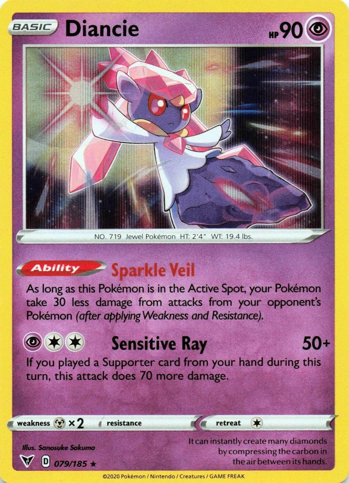 Diancie Holo (079/185) - Vivid Voltage