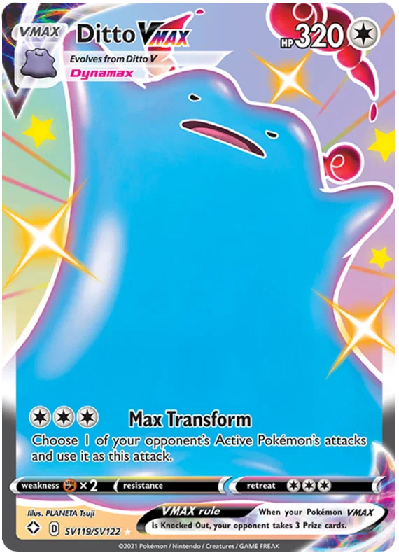 Ditto VMAX (SV119/SV122) - Shining Fates