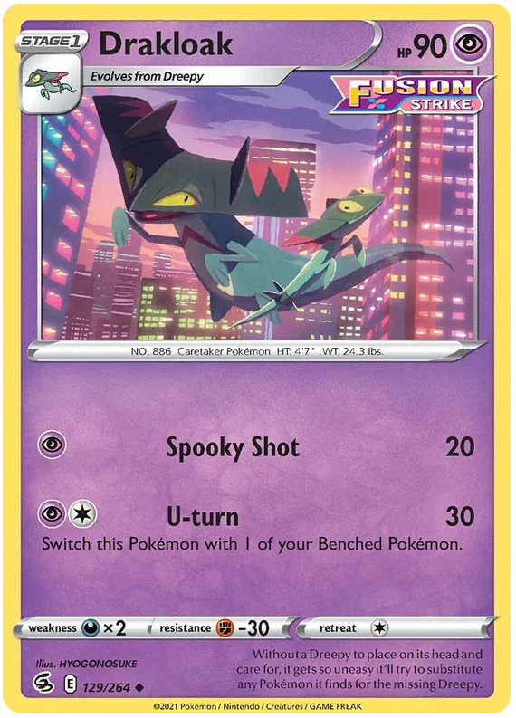 Drakloak (129/264) - Fusion Strike