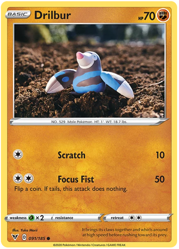 Drilbur (091/185) - Vivid Voltage