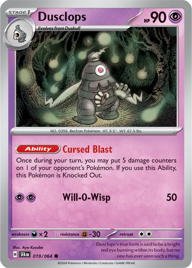 Dusclops (019/064) - Shrouded Fable