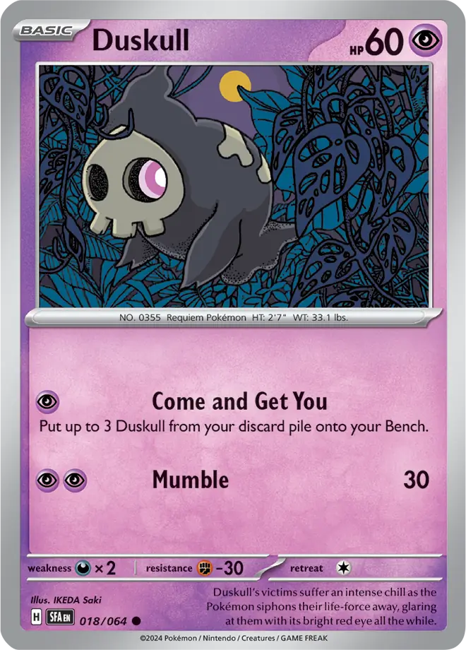 Duskull (018/064) - Shrouded Fable
