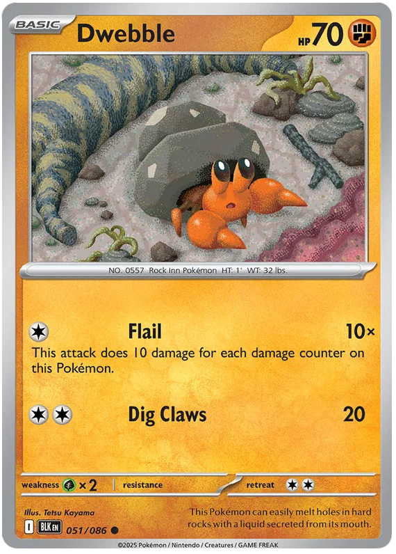 Dwebble (051/086) - Black Bolt