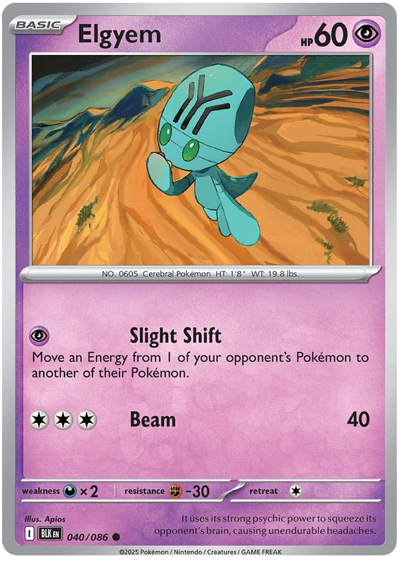 Elgyem (040/086) - Black Bolt