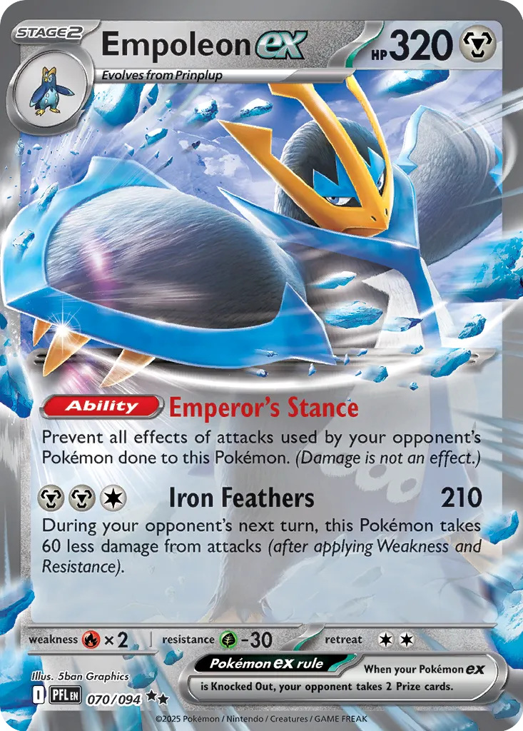Empoleon ex (070/094) - Phantasmal Flames