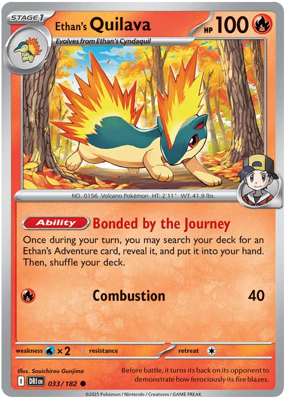 Ethan's Quilava (033/182) - Destined Rivals
