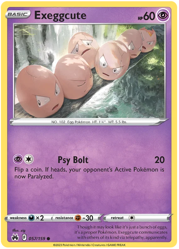 Exeggcute (057/159) - Crown Zenith