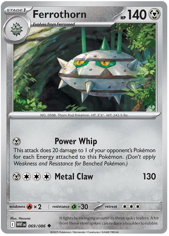Ferrothorn (069/086) - White Flare