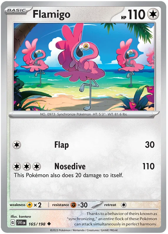 Flamigo (165/198) - Scarlet & Violet