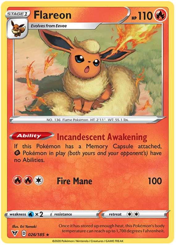Flareon (026/185) - Vivid Voltage