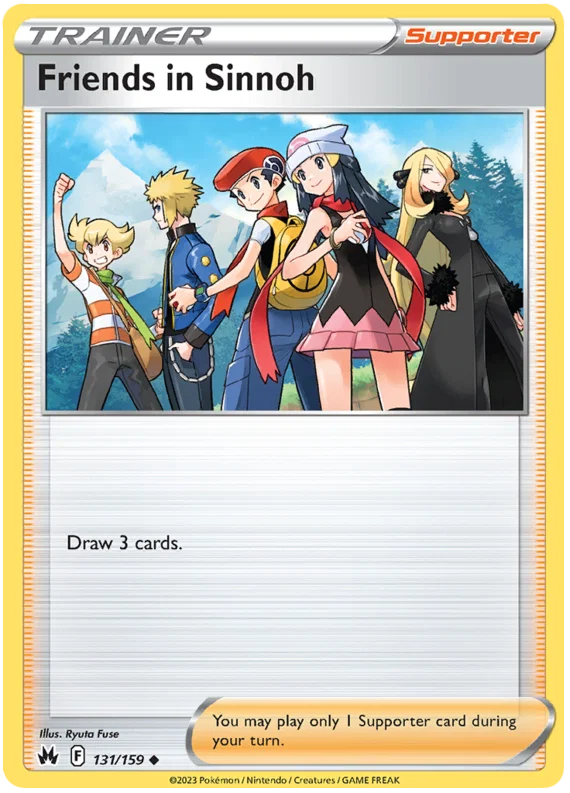 Friends in Sinnoh (131/159) - Crown Zenith