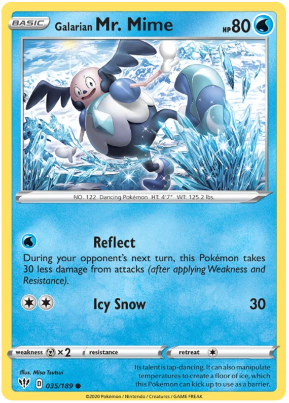 Galarian Mr. Mime (035/189) - Darkness Ablaze