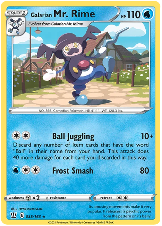 Galarian Mr. Rime (035/163) - Battle Styles