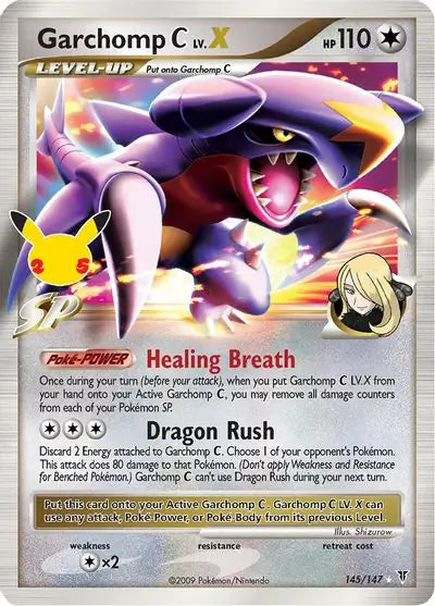 Garchomp C LV.X (145/147) - Celebrations Classic Collection