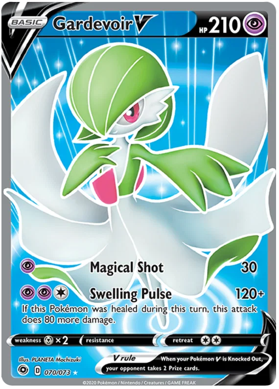 Gardevoir V (070/073) Ultra Rare - Champion's Path