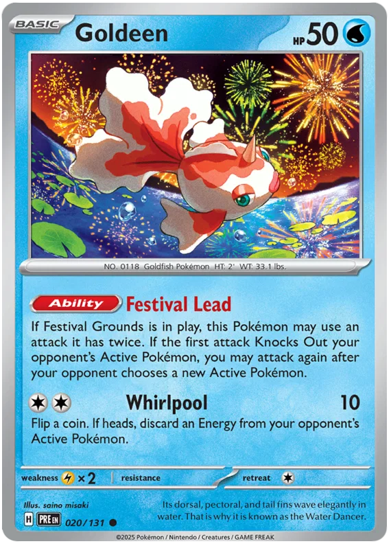 Goldeen (020/131) - Prismatic Evolutions
